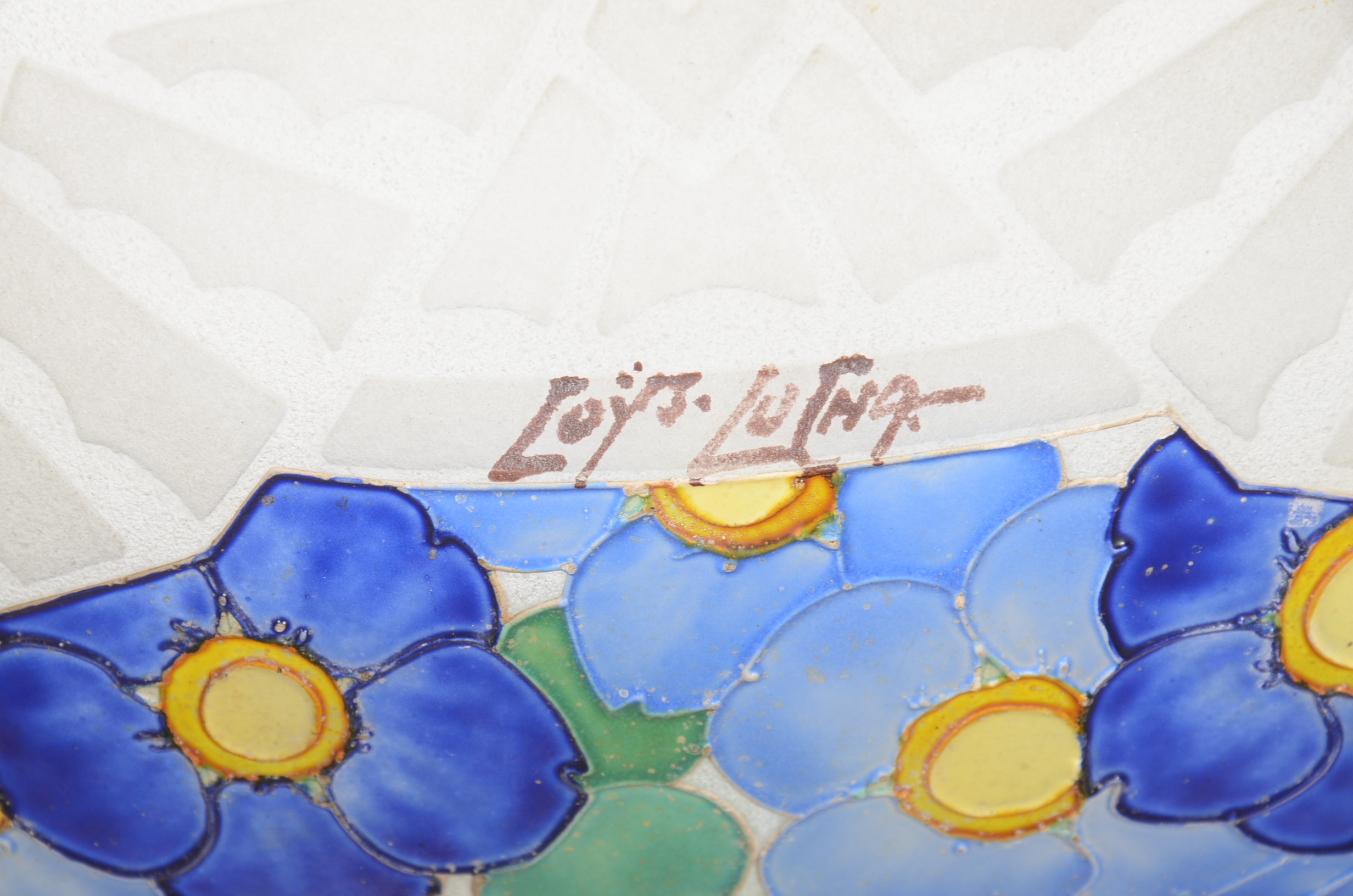 Loys Lucha Art Deco Ceiling Light