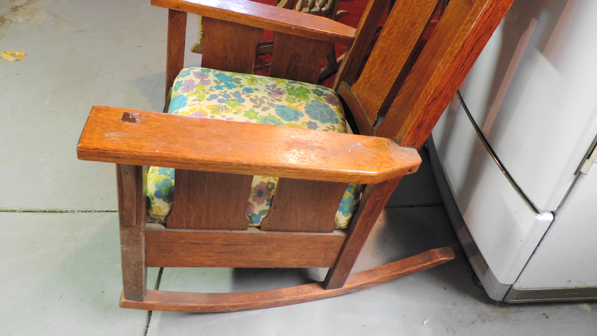 Stickley Style Oak Rocker