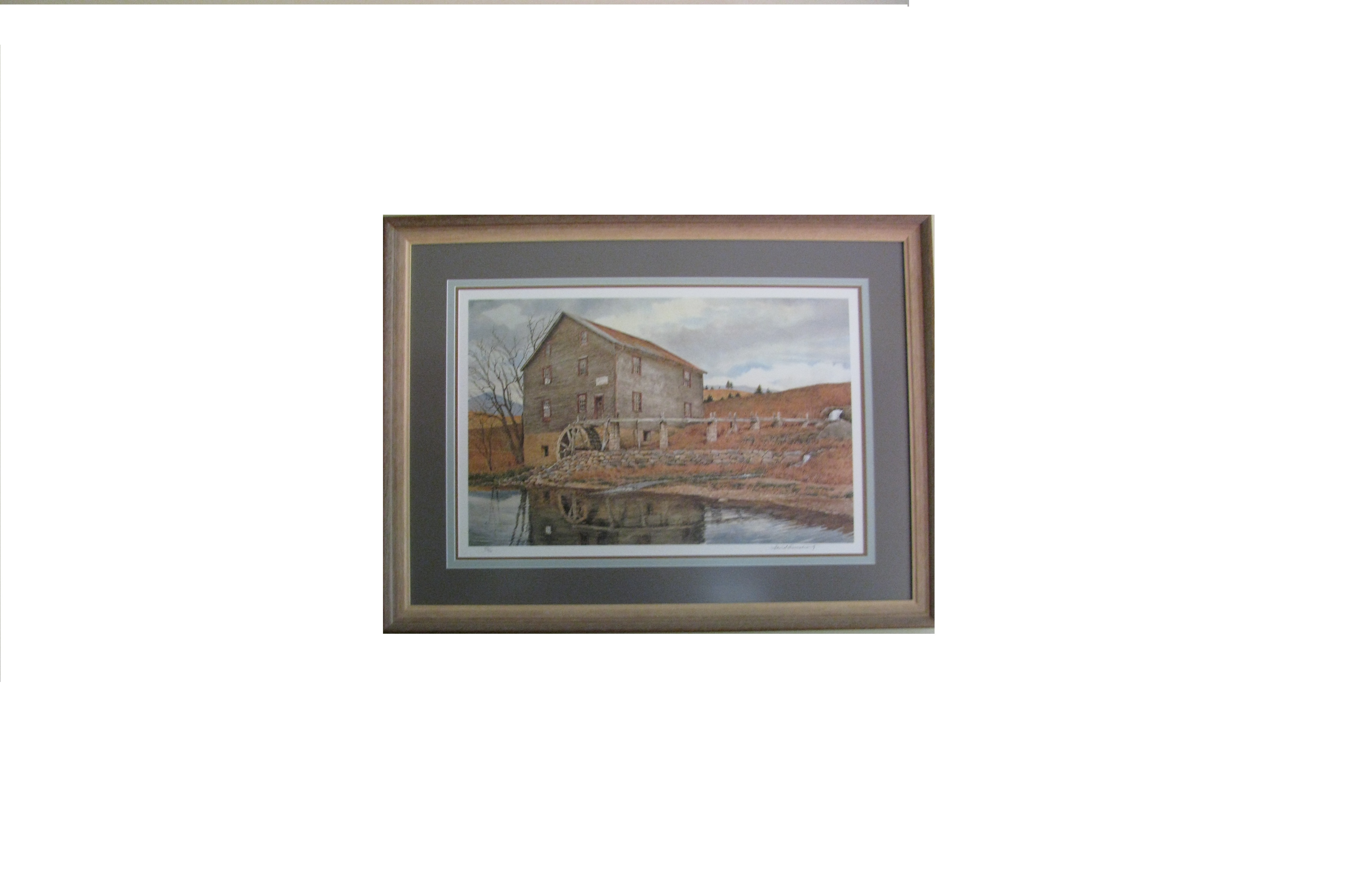 Original David Armstrong Limited Edition "Wade's Mill" Lithograph