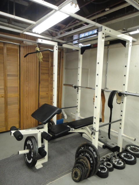 Weider Pro OLC Weight Lifting Machine & Weights