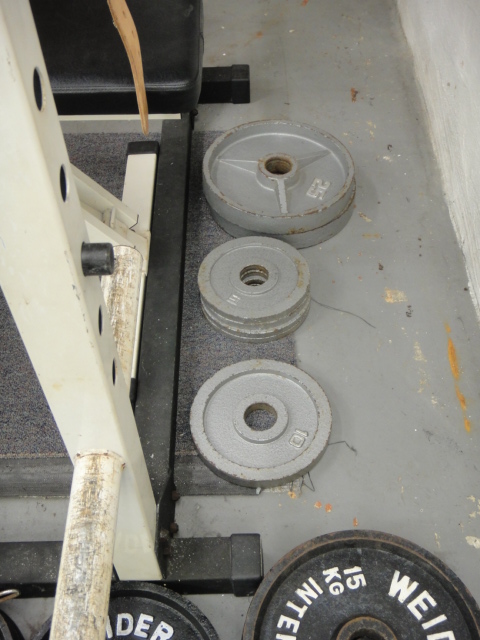 Weider Pro OLC Weight Lifting Machine & Weights