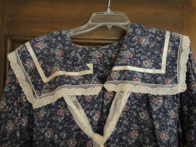 Vintage Gunne Sax by Jessica Blue Floral Dress