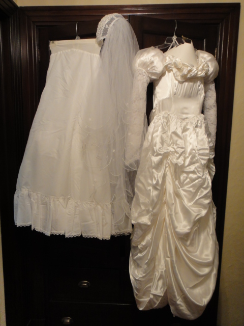 1980s Jessica McClintock Wedding Dress