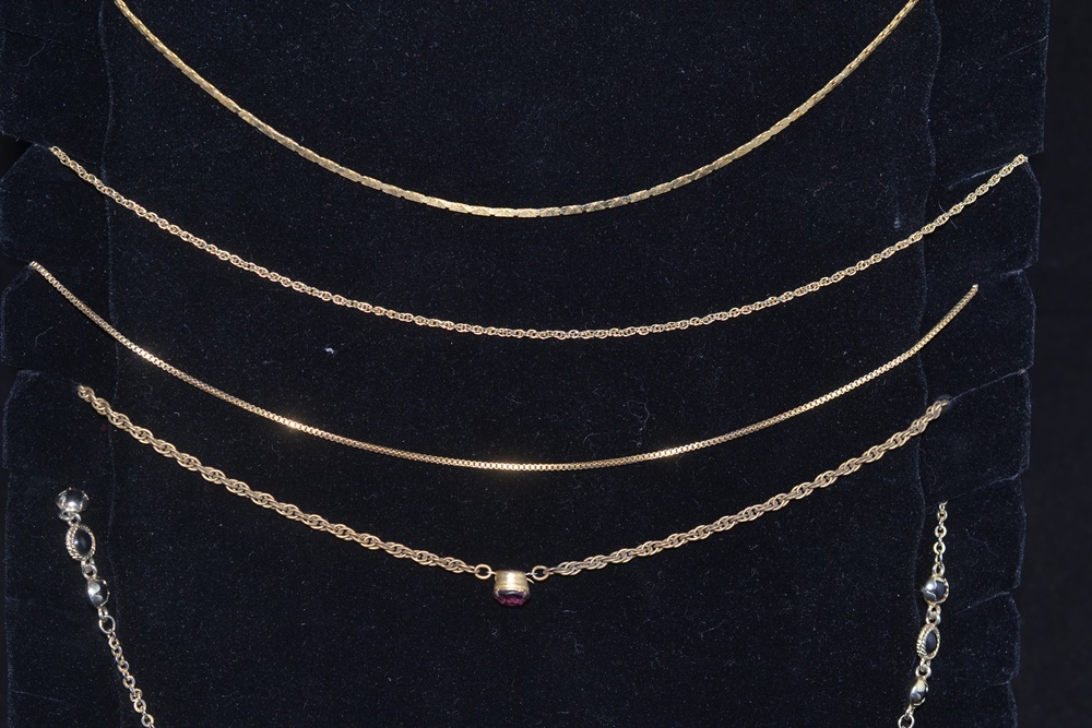 Six Vintage Necklaces And More