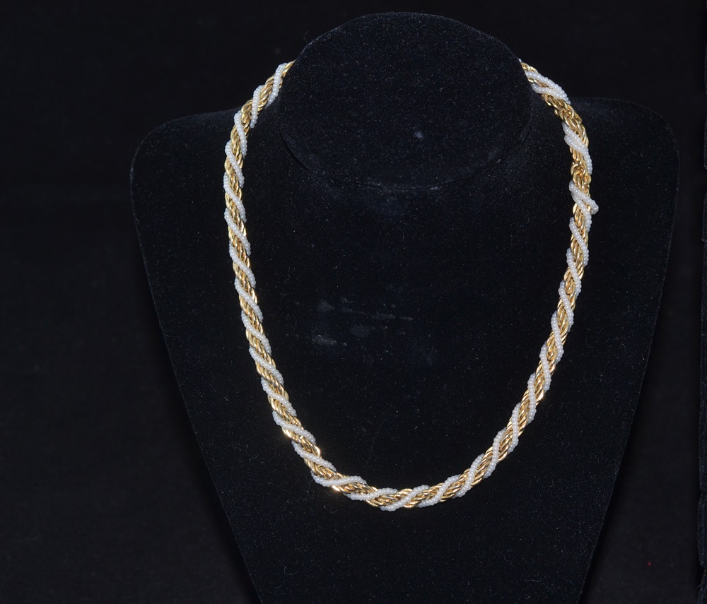 Six Vintage Necklaces And More