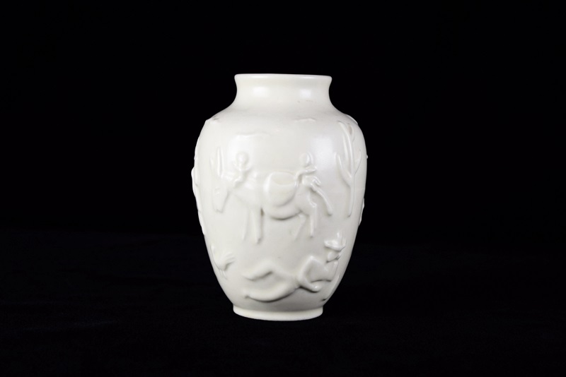 A Rookwood #6762 Southwestern Motif Vase in Ivory Glaze