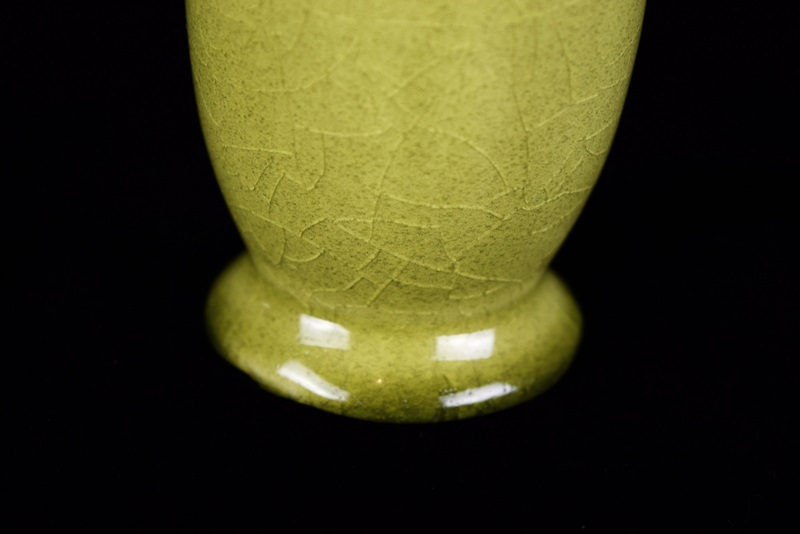 A Slender Rookwood Bud Vase in an Unusual Apple Green Glaze