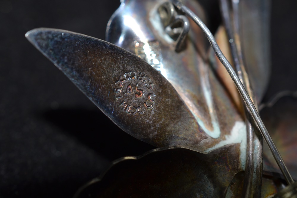 Vintage Marked Spratling Mexican Sterling Silver Brooch And More