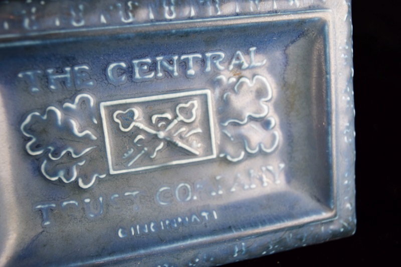 Three Rookwood Valet Trays Created For The Central Trust Company