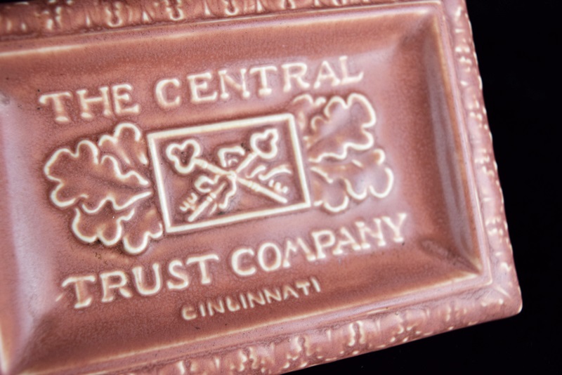 Three Rookwood Valet Trays Created For The Central Trust Company