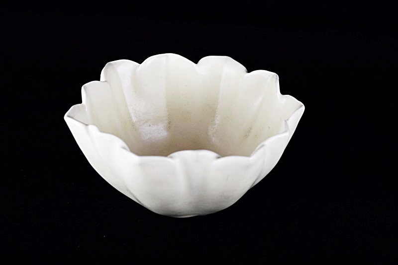  Rookwood Petal Bowl, Dated 1947, in Ivory Matte Glaze