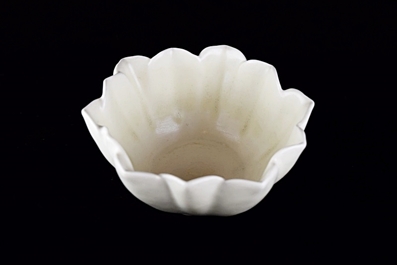  Rookwood Petal Bowl, Dated 1947, in Ivory Matte Glaze