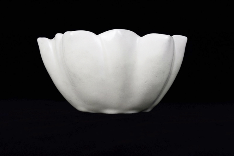  Rookwood Petal Bowl, Dated 1947, in Ivory Matte Glaze