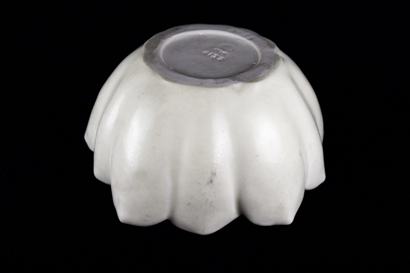  Rookwood Petal Bowl, Dated 1947, in Ivory Matte Glaze