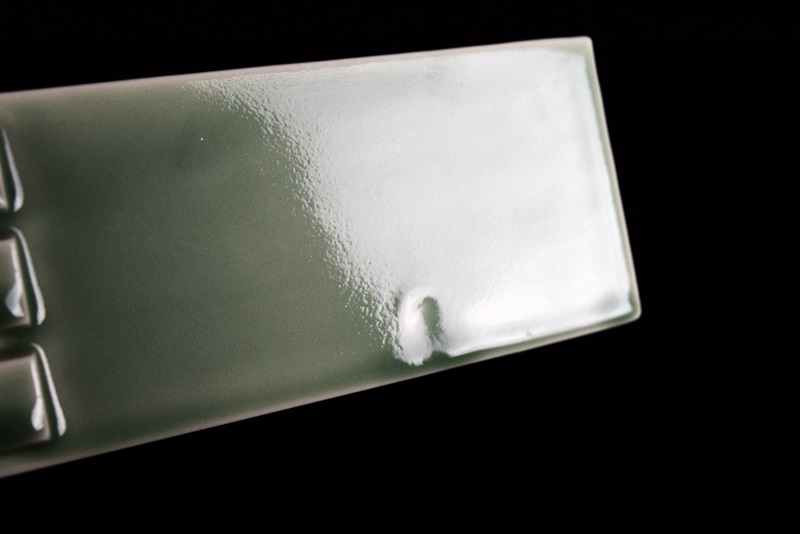 Two Rookwood Planters Each in Soft Green High Gloss Glaze