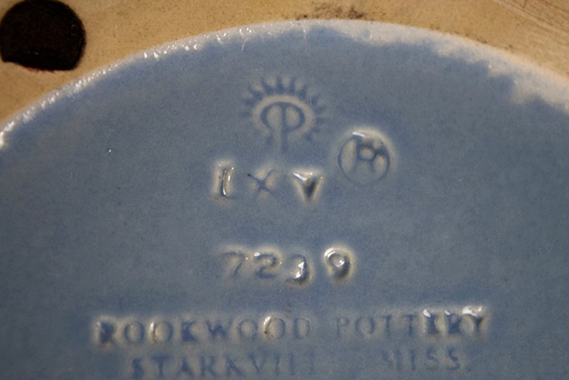 Rookwood "Summit Country Day School" Dish in Pale Blue Glaze