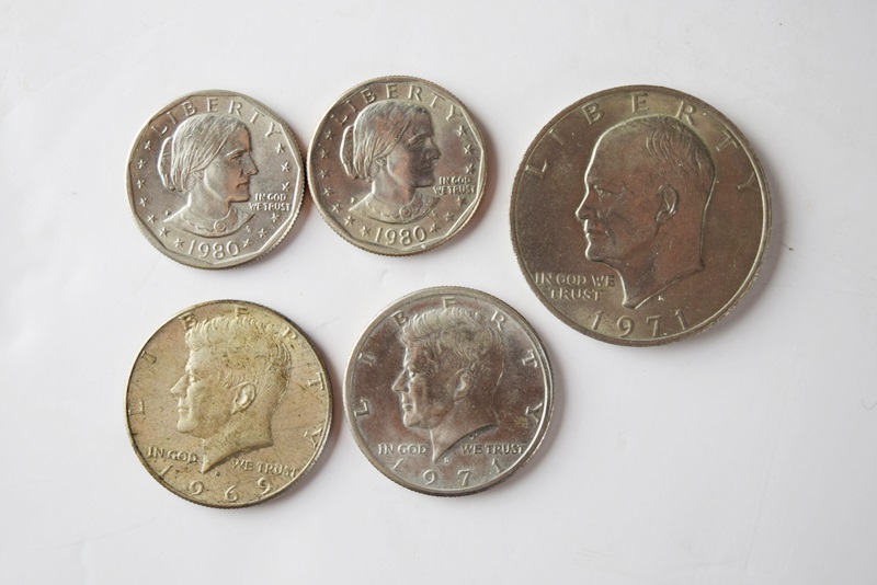 A Variety of U.S. Coins