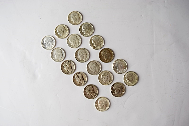 A Variety of U.S. Coins