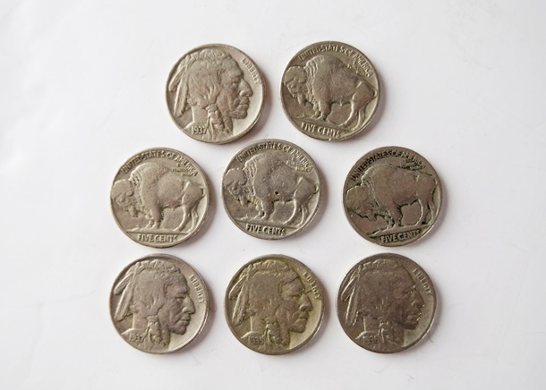 A Variety of U.S. Coins