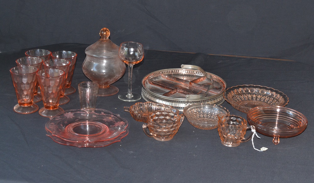 Vintage Pink and Depression Era Glassware