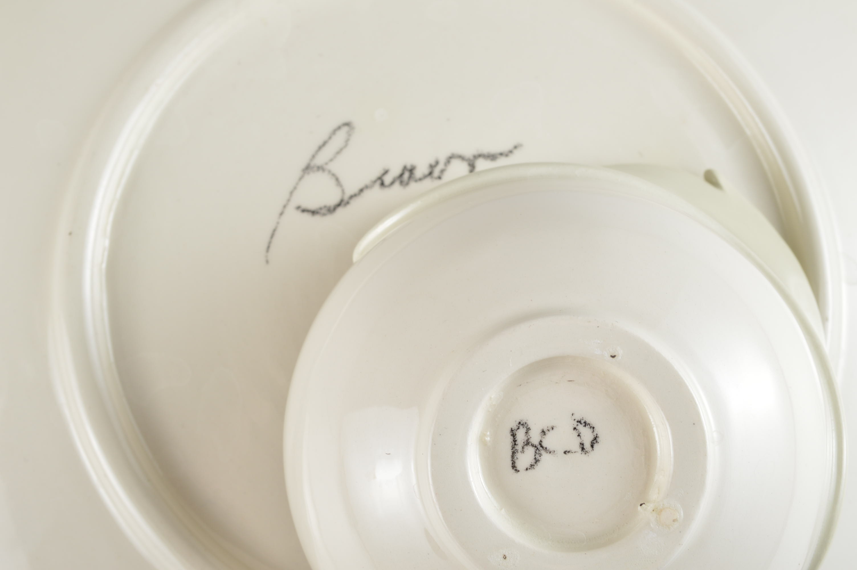 Two Lenox Dishes and a Modern Plate and Dip Bowl