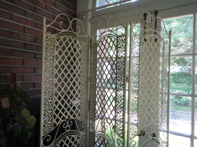 Vintage Wrought Iron Room Divider