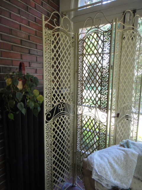 Vintage Wrought Iron Room Divider