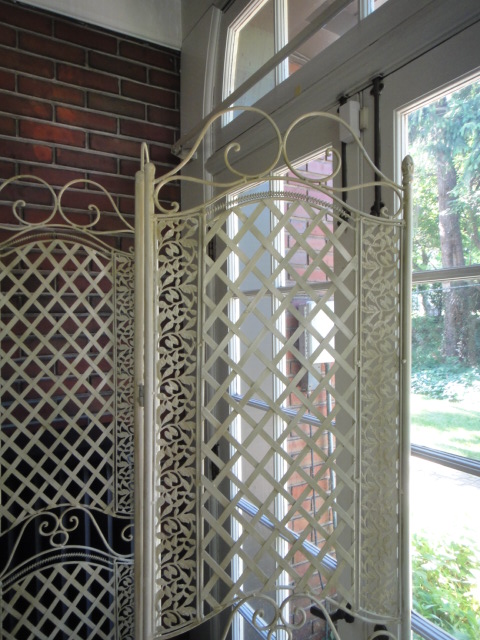Vintage Wrought Iron Room Divider