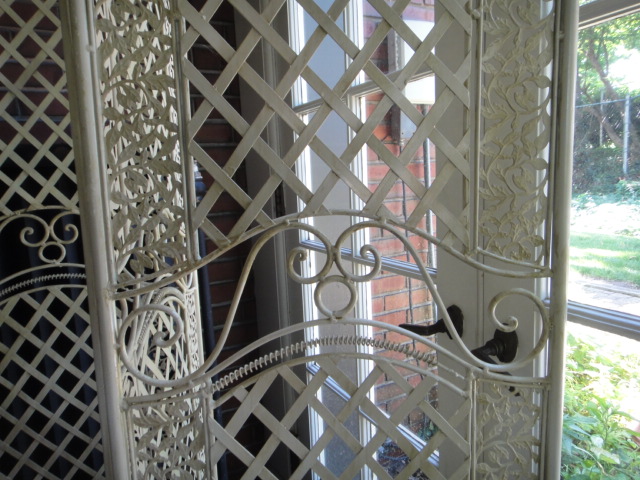Vintage Wrought Iron Room Divider