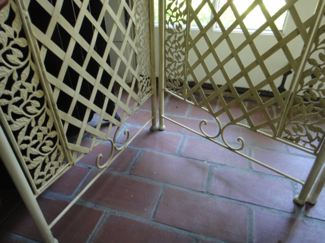 Vintage Wrought Iron Room Divider