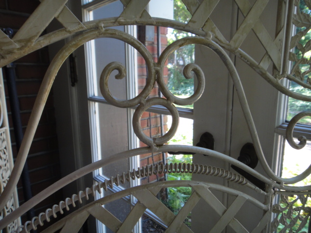 Vintage Wrought Iron Room Divider