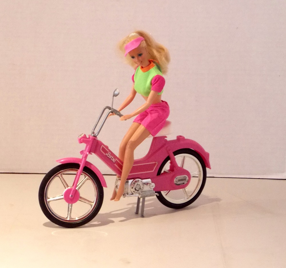 1983 Barbie Moped with Barbie Doll