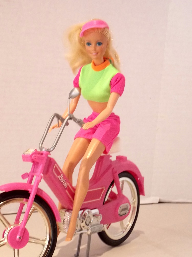1983 Barbie Moped with Barbie Doll