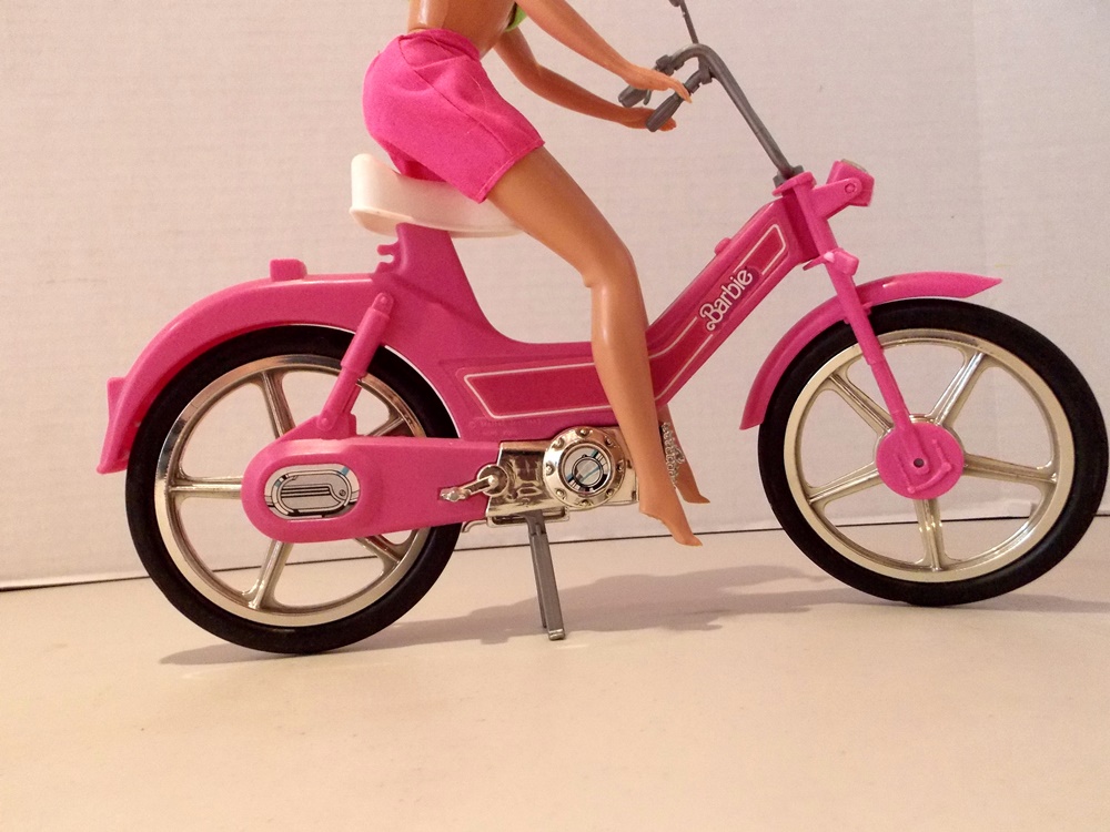 1983 Barbie Moped with Barbie Doll