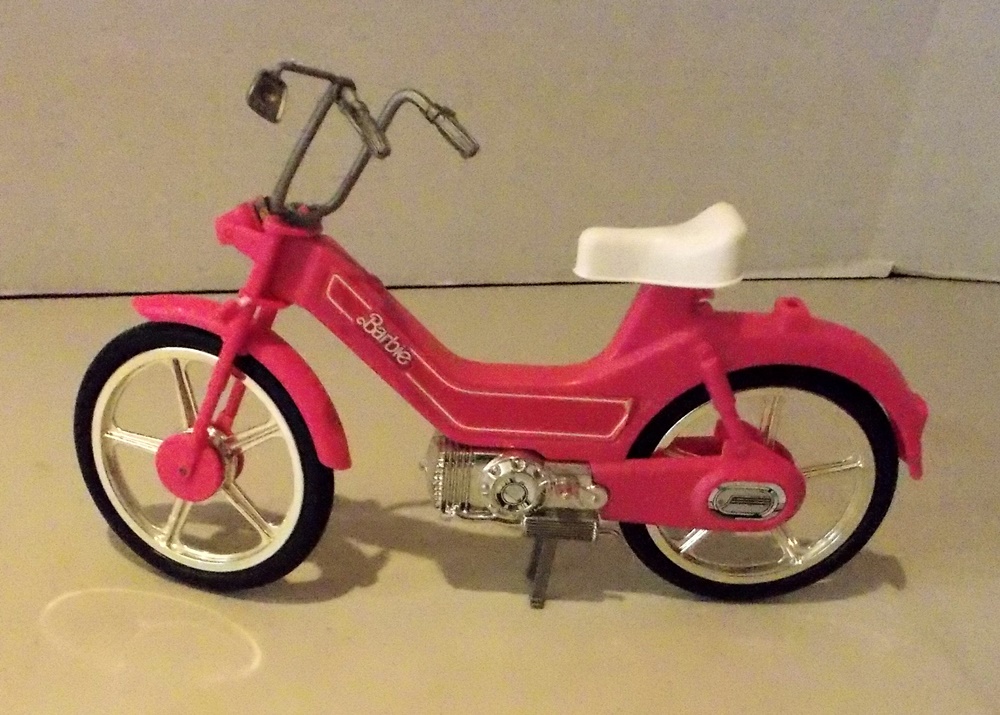 1983 Barbie Moped with Barbie Doll