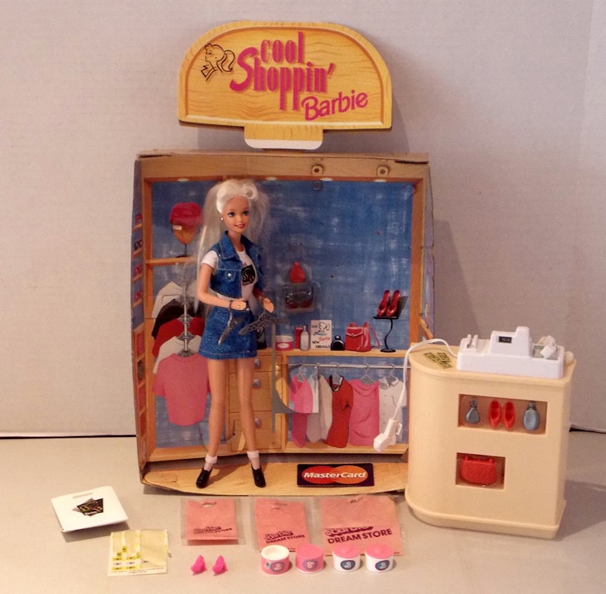1997 Cool Shoppin' Barbie Set with Barbie Doll