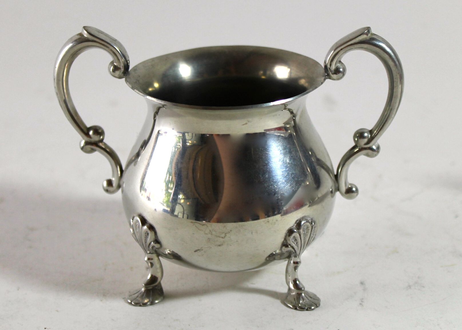 Empire Pewter Cream and Sugar Set