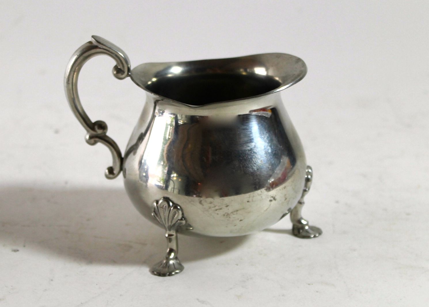 Empire Pewter Cream and Sugar Set