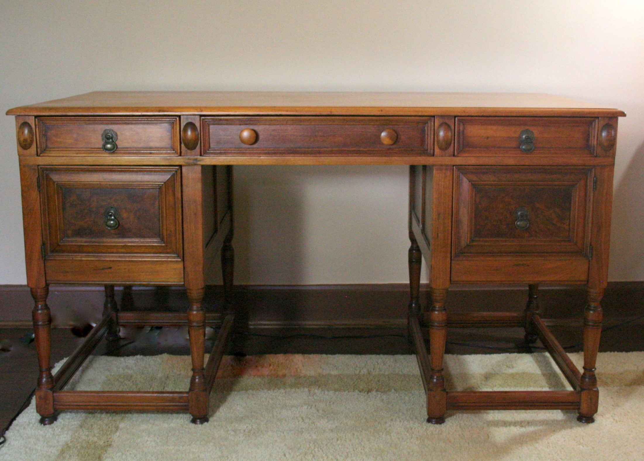 Vintage Partner's Desk