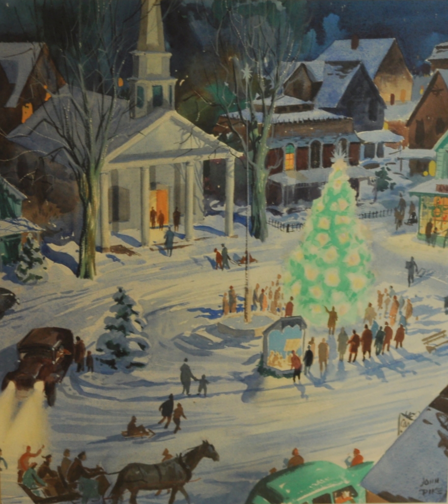 Original Watercolor by Artist John Pike