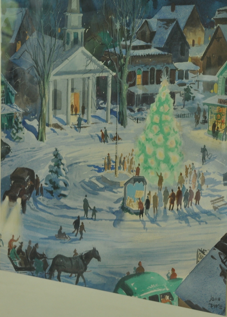 Original Watercolor by Artist John Pike