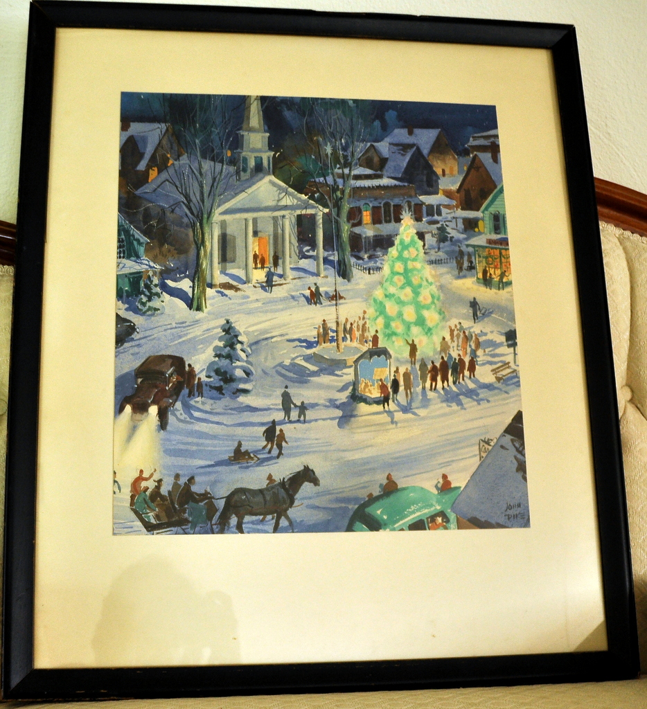 Original Watercolor by Artist John Pike