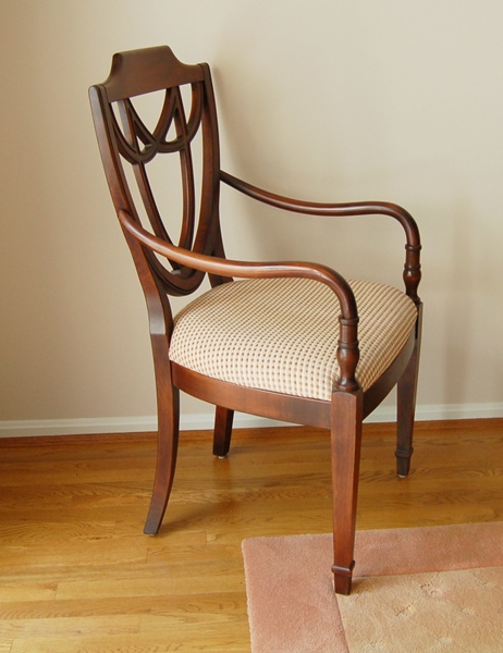 Nichols and Stone Dining Table  and Six Chairs