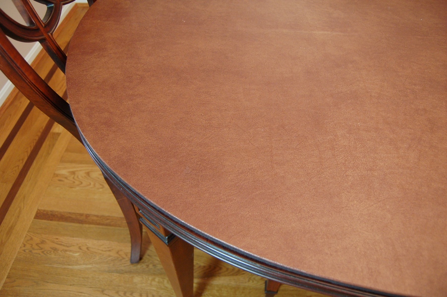 Nichols and Stone Dining Table  and Six Chairs