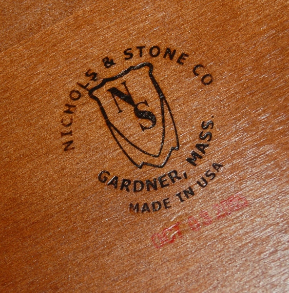 Nichols and Stone Dining Table  and Six Chairs