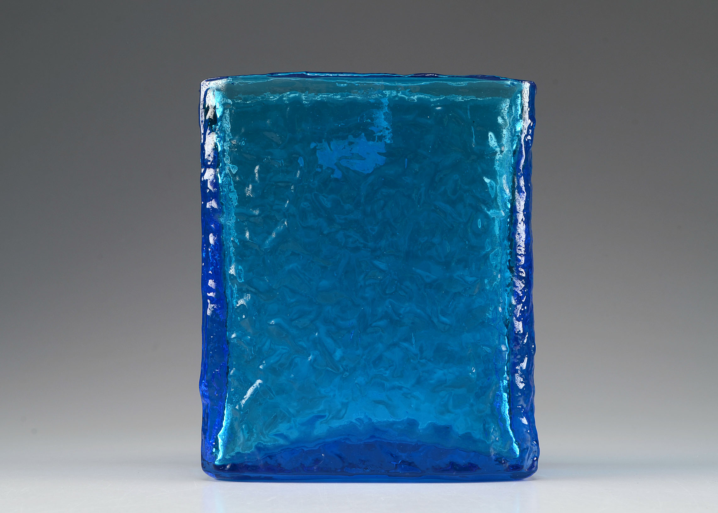 Mid-20th Century Bischoff Glass Handcrafted Vase