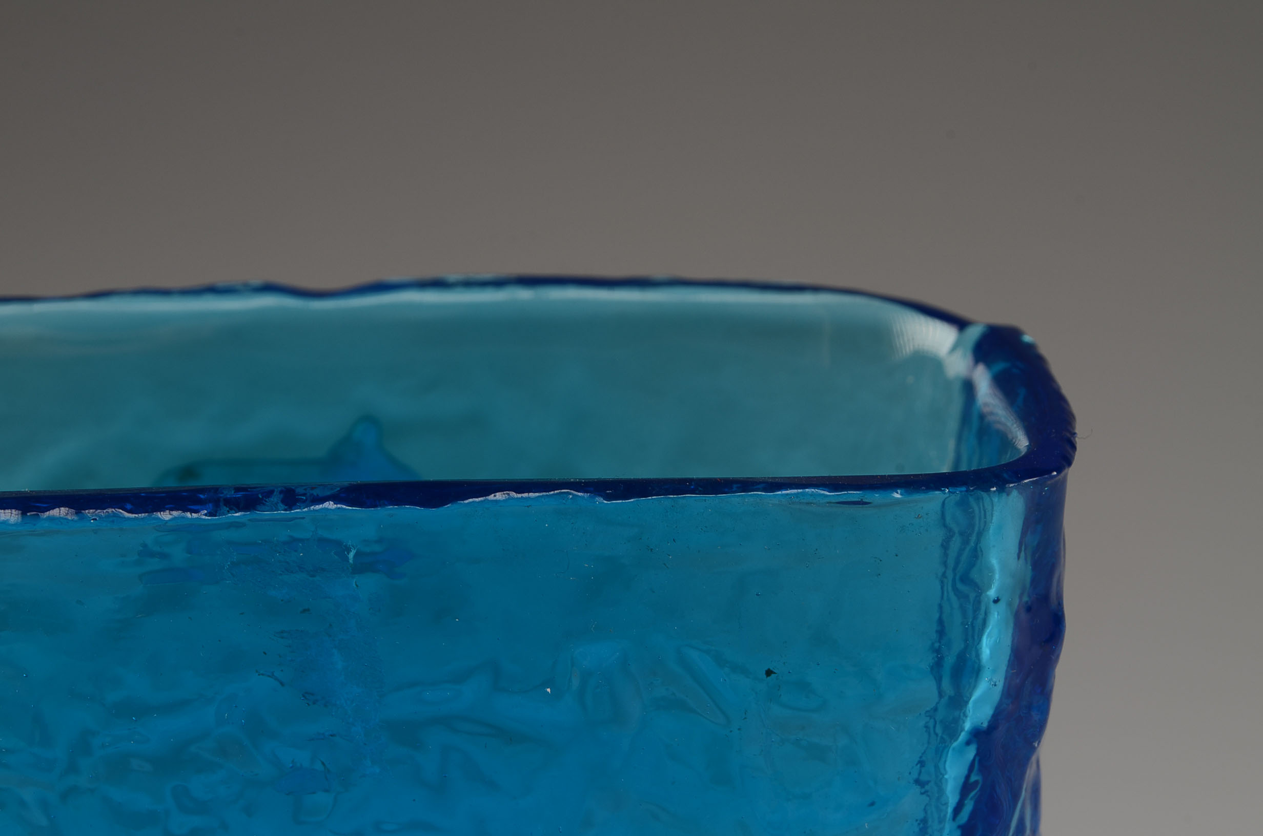 Mid-20th Century Bischoff Glass Handcrafted Vase