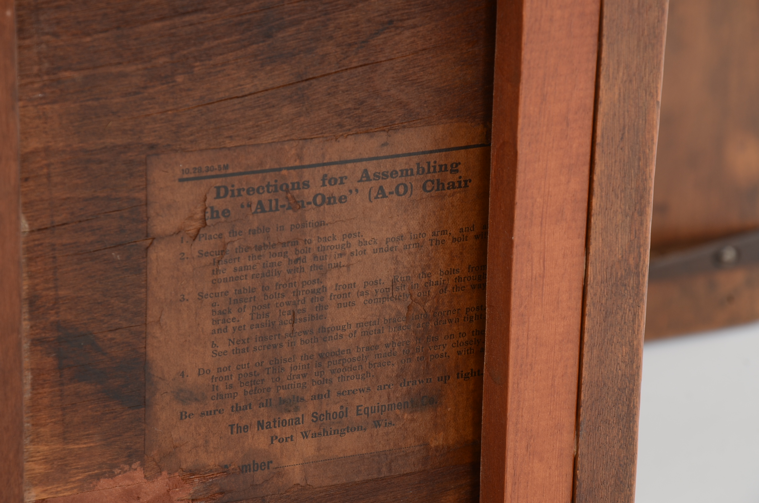 Vintage Southgate School Desk