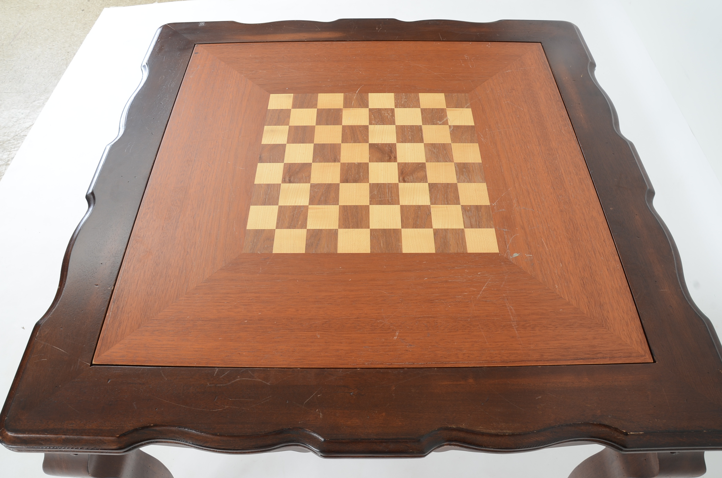 Inlaid Game Board Table