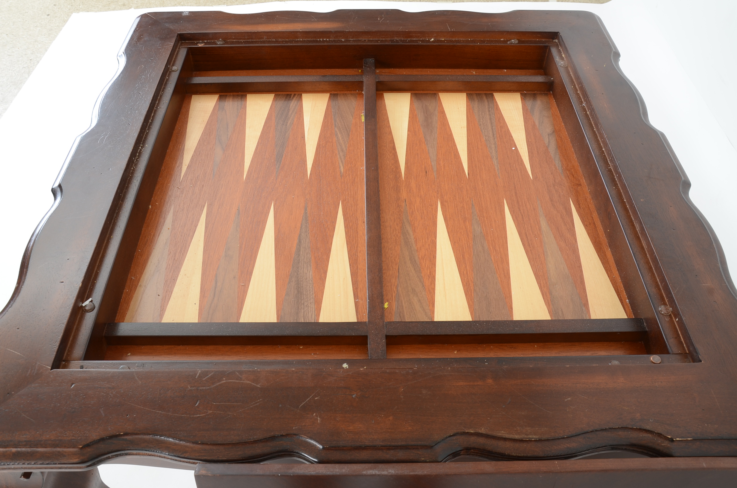 Inlaid Game Board Table